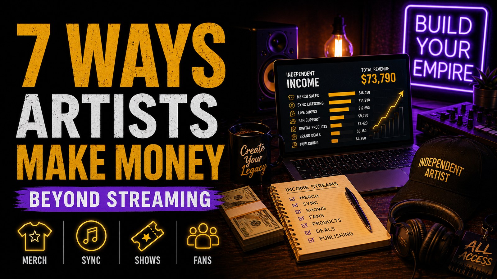 How independent artists make money 2026