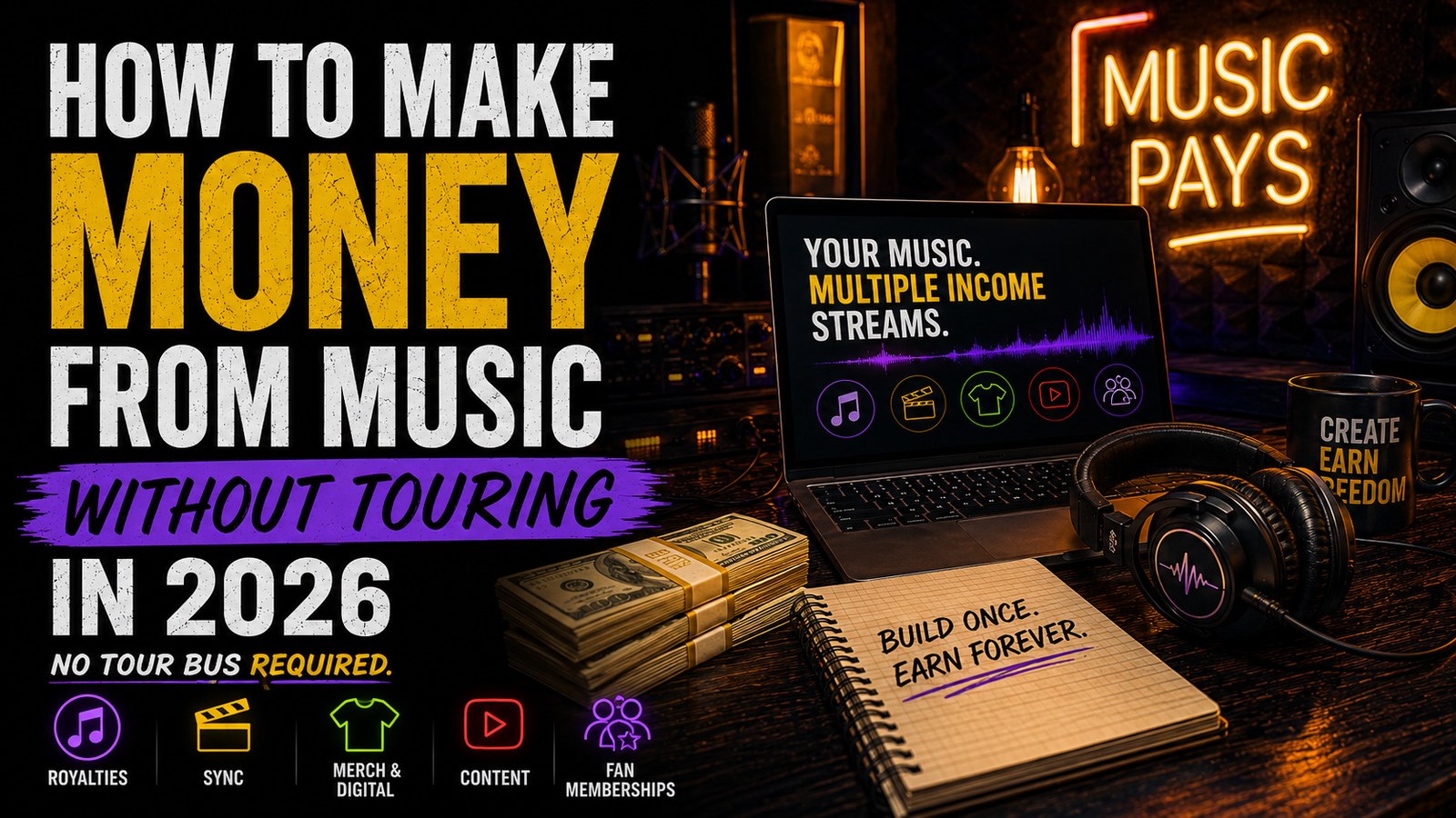 How to make money from music without touring