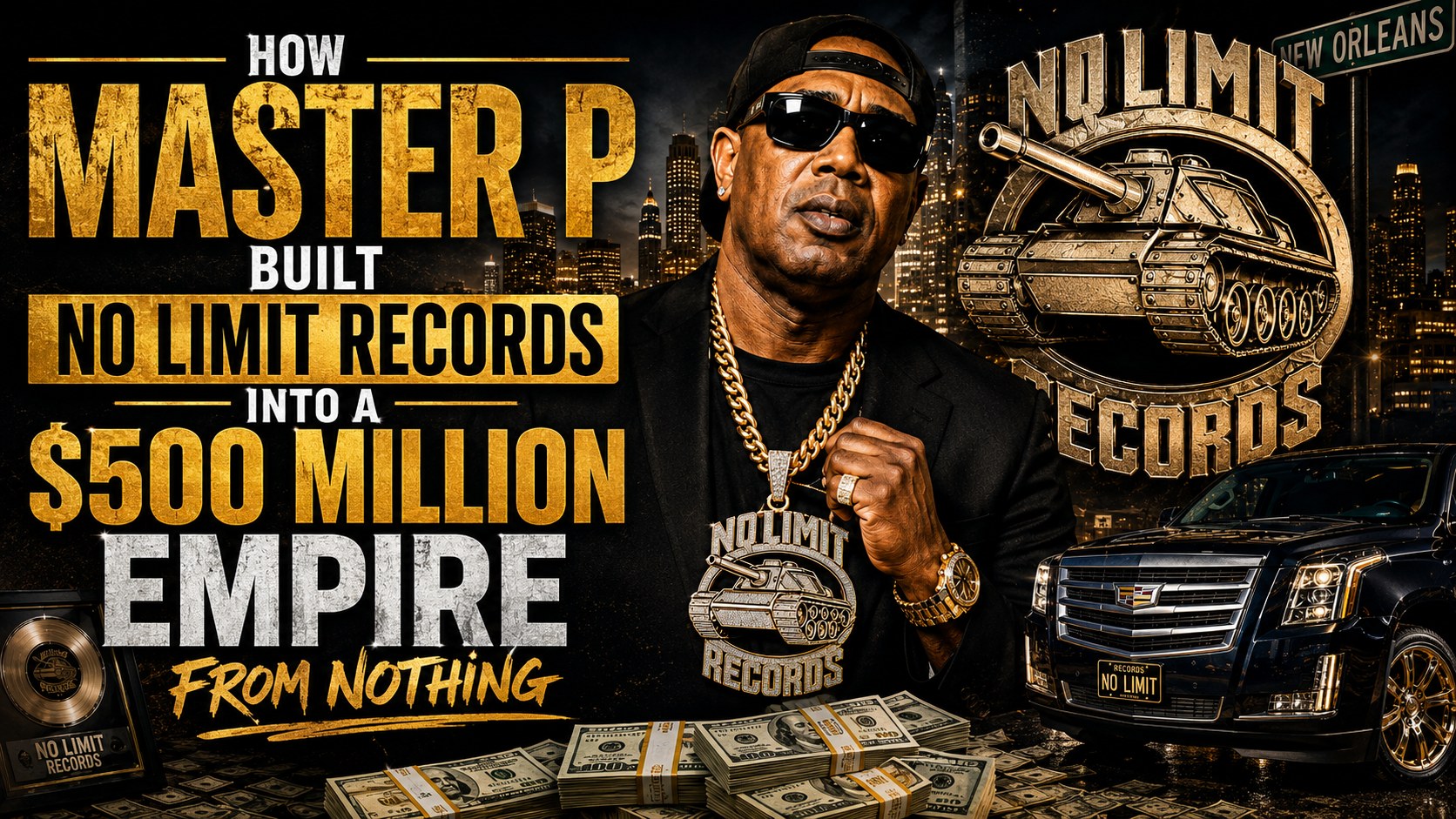 Master P No Limit Records tank logo