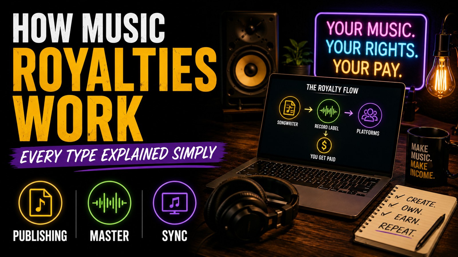 How music royalties work explained
