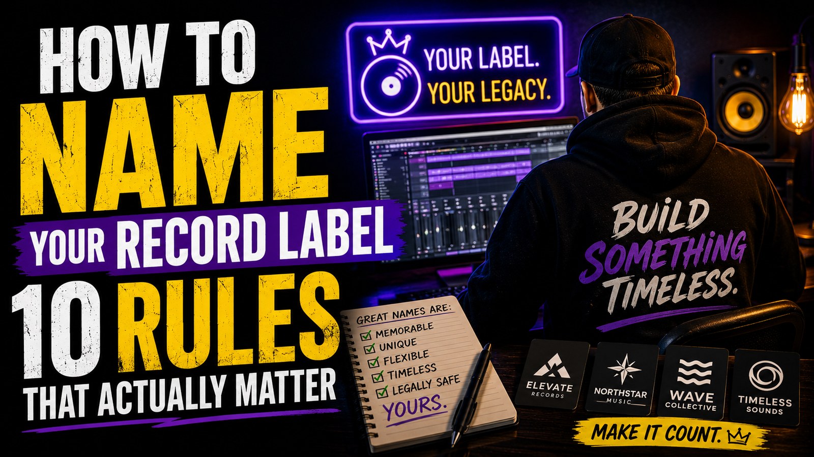 How to name a record label ideas