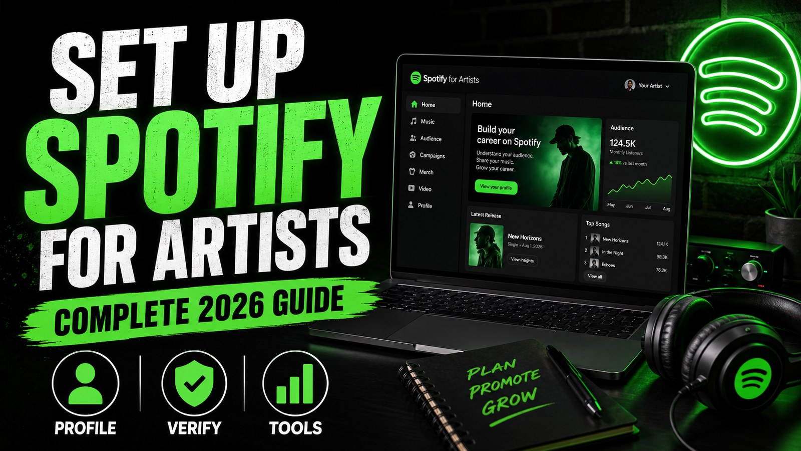 Spotify for Artists setup guide 2026